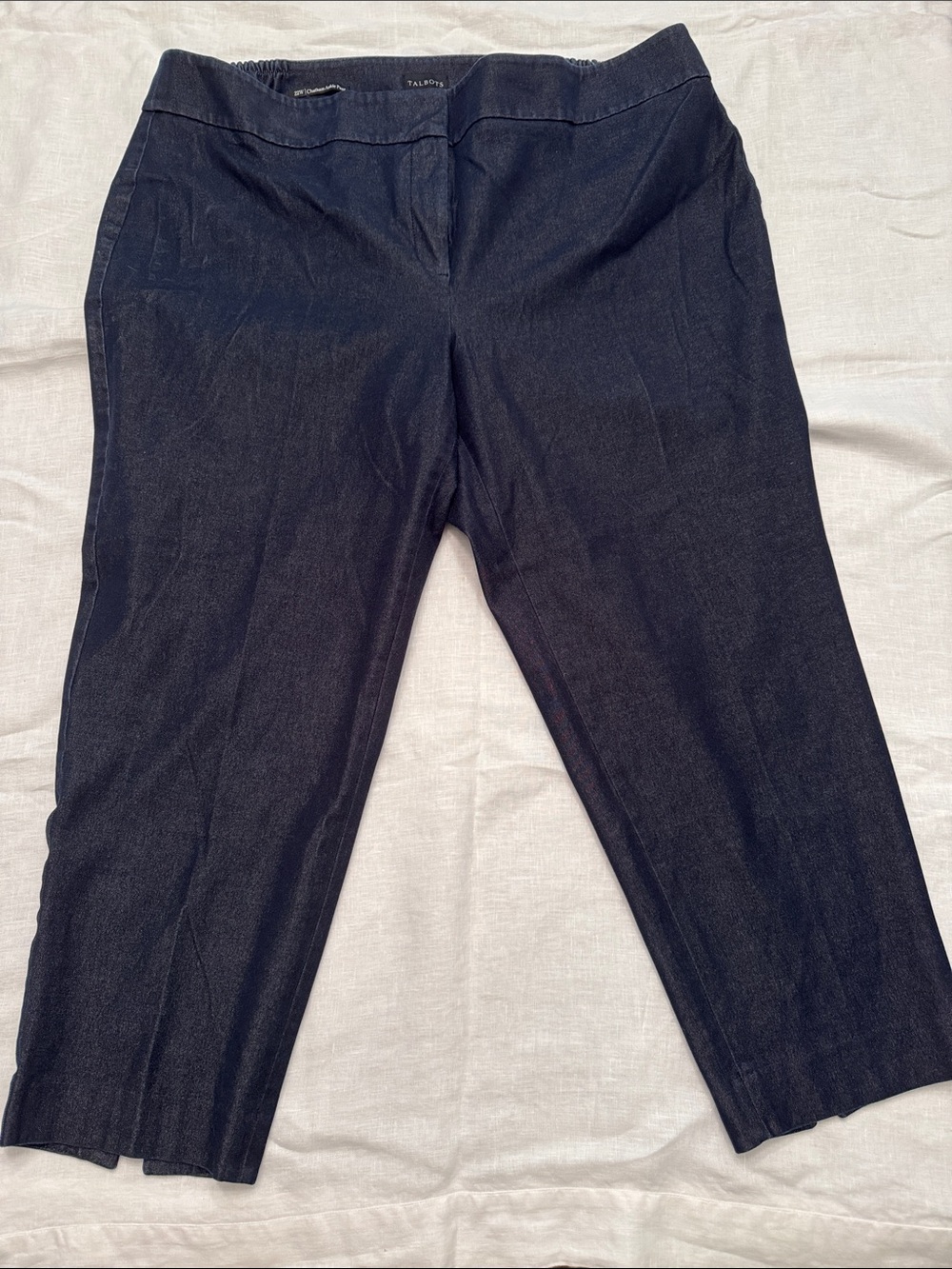 Talbots Chatham Ankle Pants in Navy